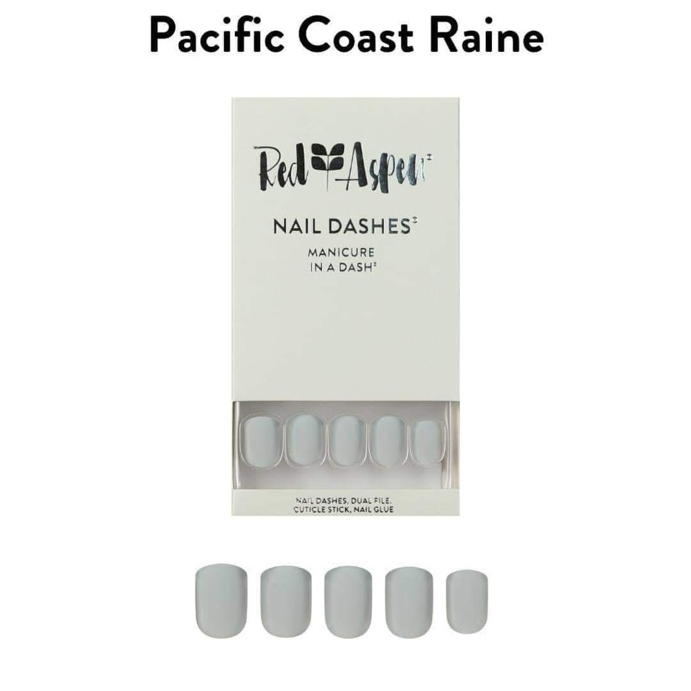 Red Aspen Nail Dashes - Pacific Coast Raine -  Press-On Nails